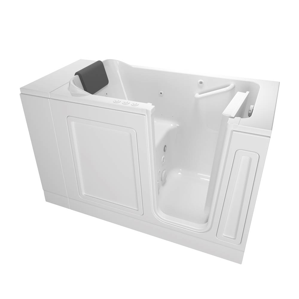 American Standard Acrylic Luxury Series 28 x 48-Inch Walk-in Tub With Combination Air Spa and Whirlpool Systems - Right-Hand Drain