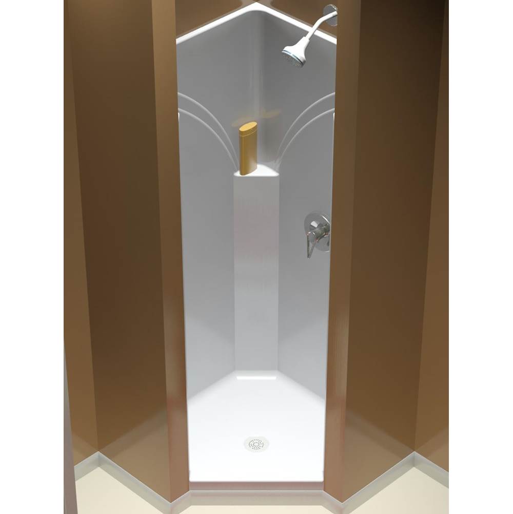 Diamond Tub And Showers 36'' Shower Only Neo-Angle