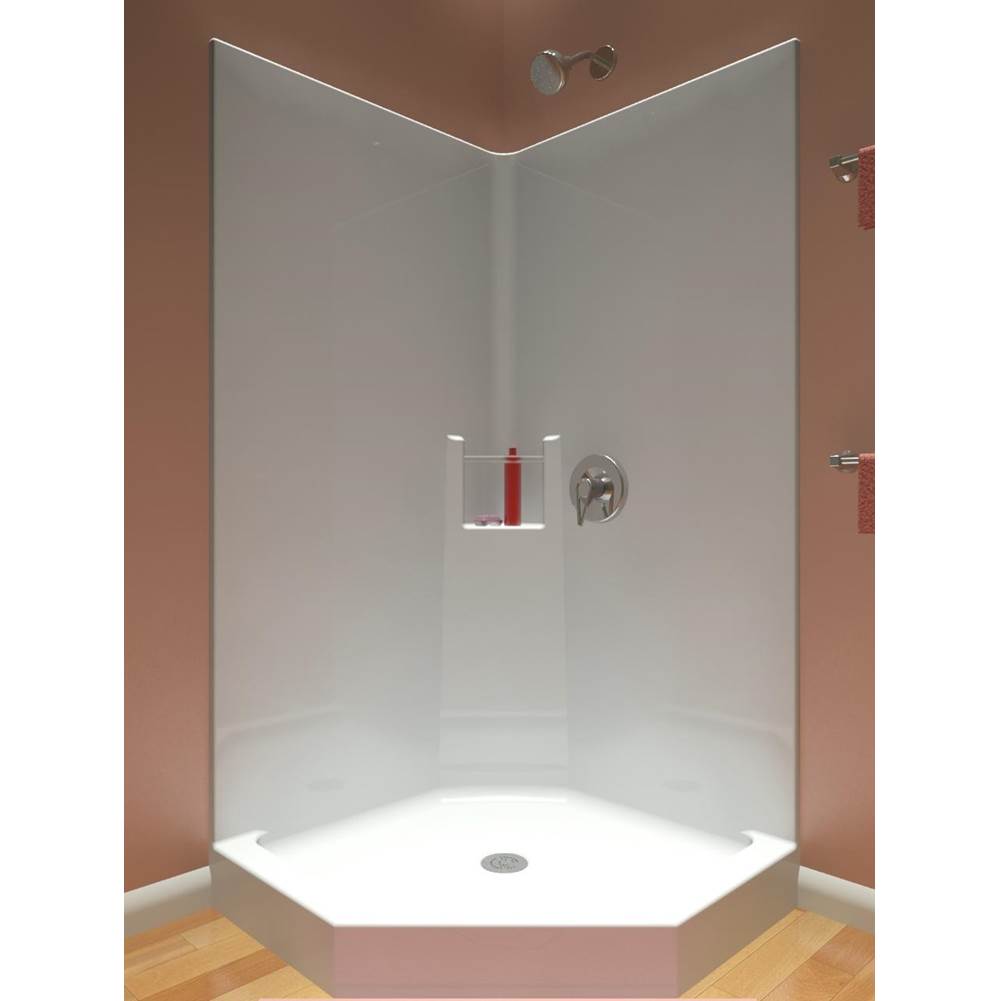 Diamond Tub And Showers 39'' Shower Only Neo-angle