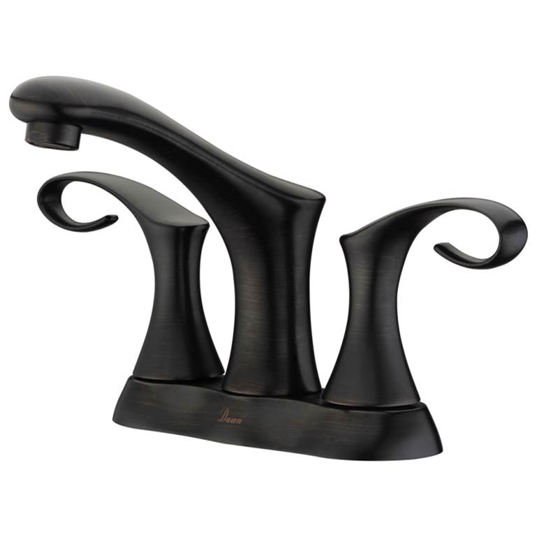 Dawn 2-Handle Centerset Bathroom Faucet For 4'' Centers, Dark Brown Finished