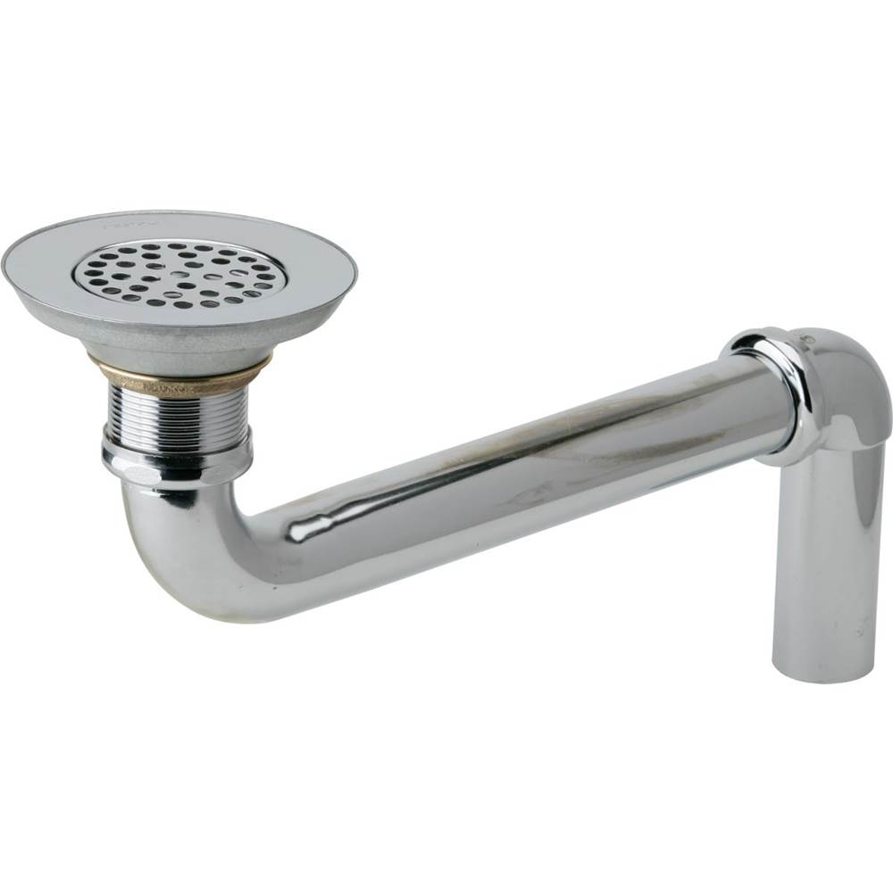 Elkay 3-1/2'' Drain Chrome Plated Brass Body, Strainer and LKADOS Tailpiece