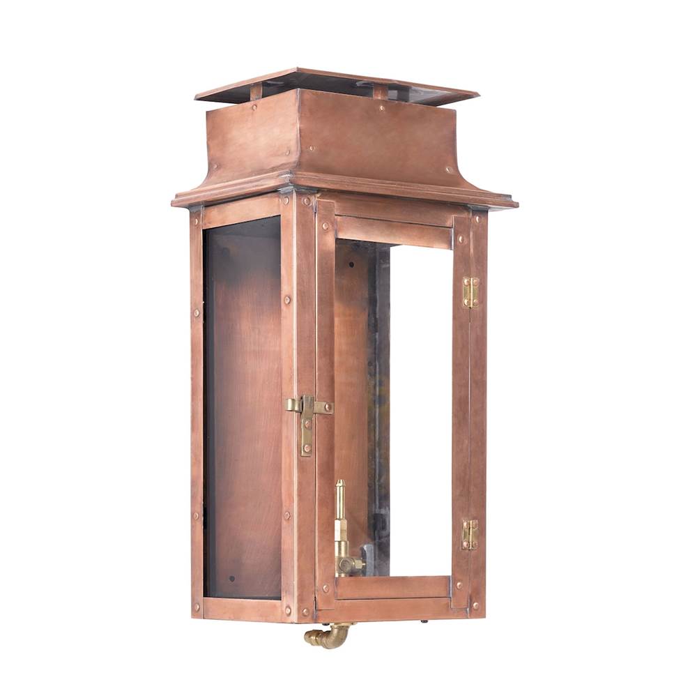 Elk Lighting Maryville Gas Outdoor Wall Lantern in Aged Copper