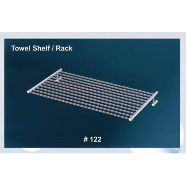 Empire Industries TEMPO STAINLESS STEEL TOWEL SHELF/RACK POLISHED