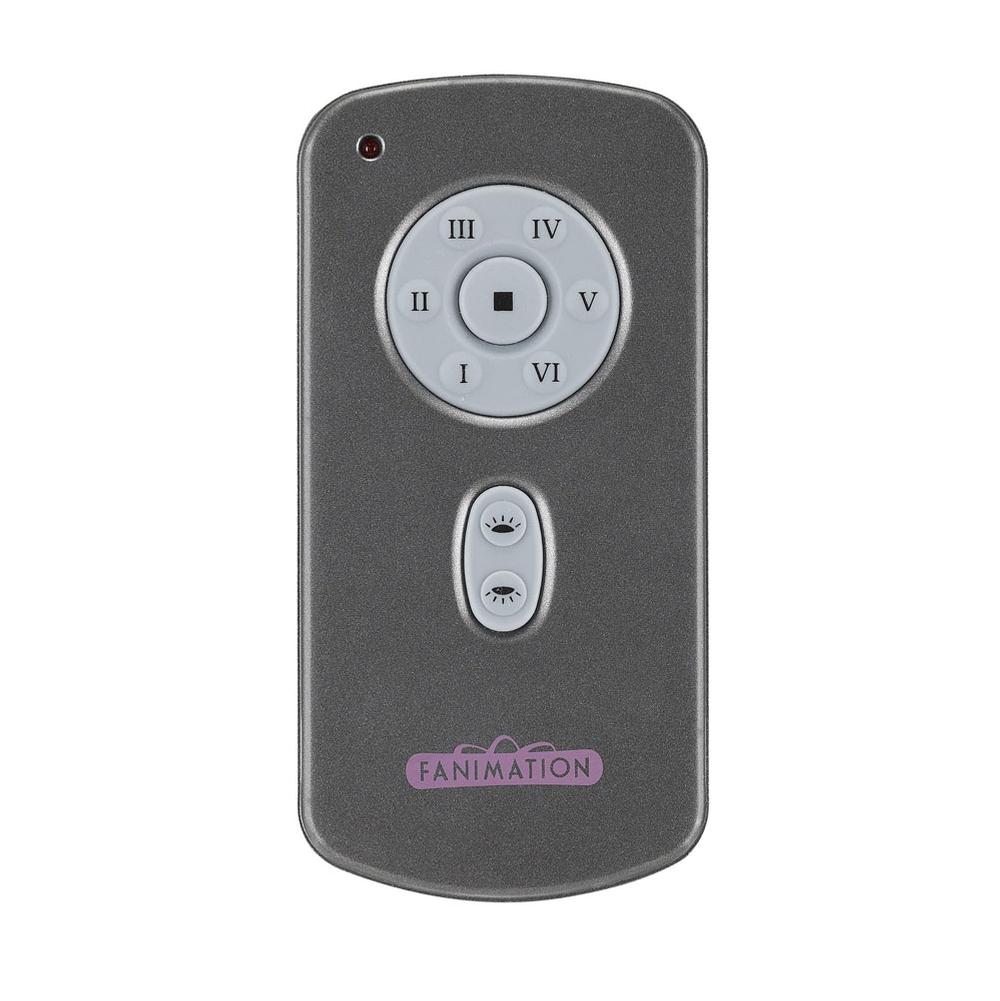 Fanimation Hand Held Six Speed DC Motor Remote and Transmitter - Charcoal