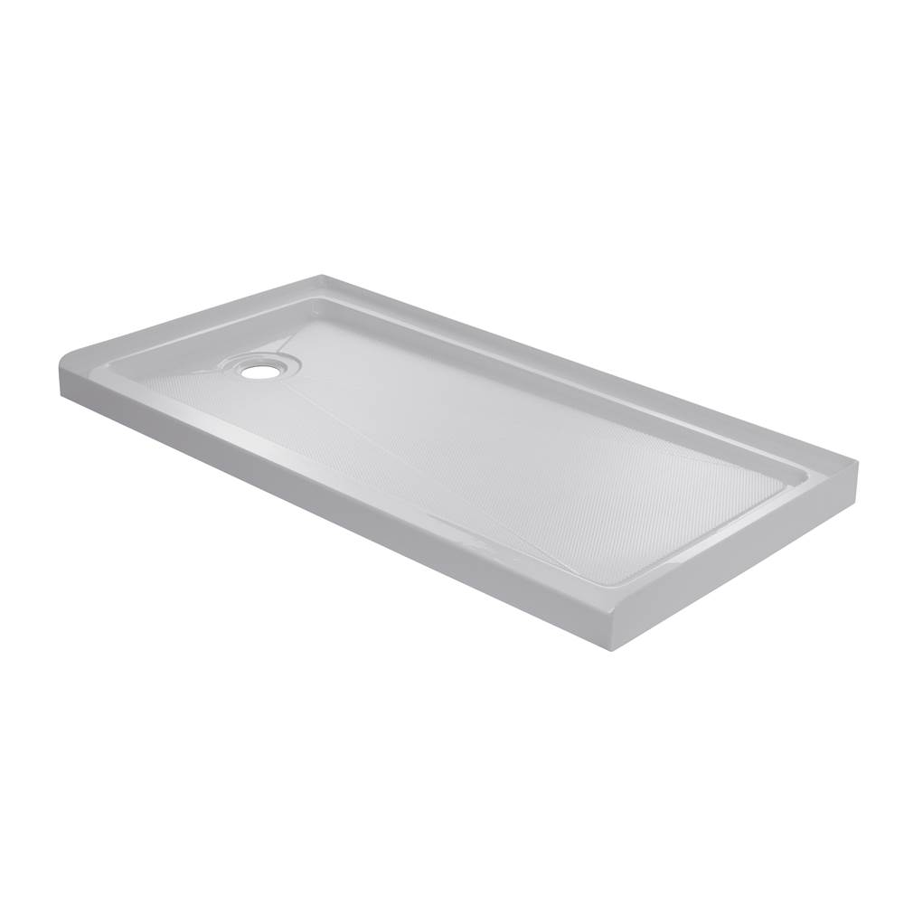CRAFT + MAIN 60'' X 30'' White Base with Left Drain
