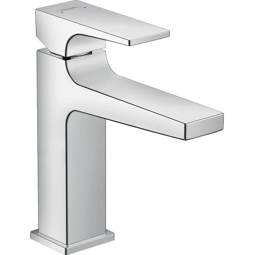 Hansgrohe Metropol Single-Hole Faucet 110 with Lever Handle and Pop-Up Drain, 0.5 GPM in Chrome
