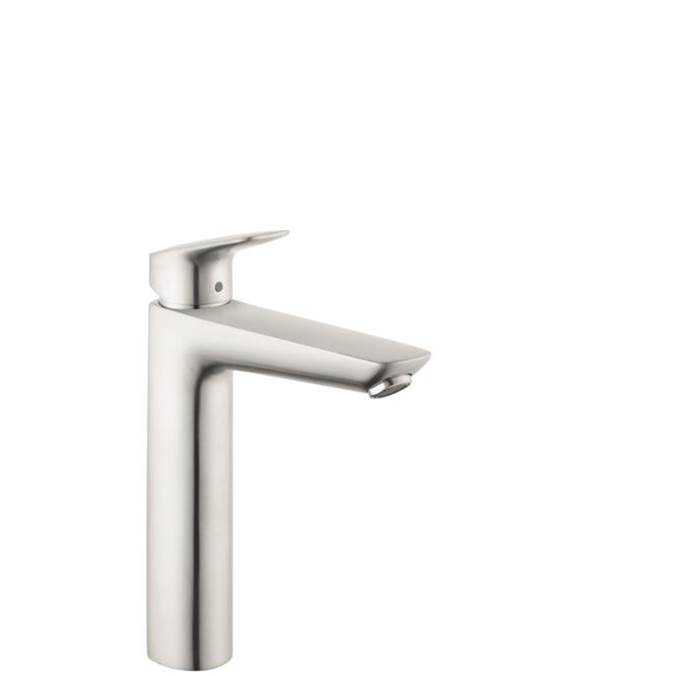 Hansgrohe Logis Single-Hole Faucet 190 with Pop-Up Drain, 1.2 GPM in Brushed Nickel