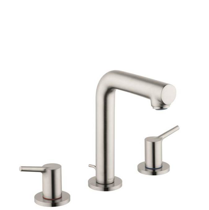 Hansgrohe Talis S Widespread Faucet 150 with Pop-Up Drain, 1.2 GPM in Brushed Nickel