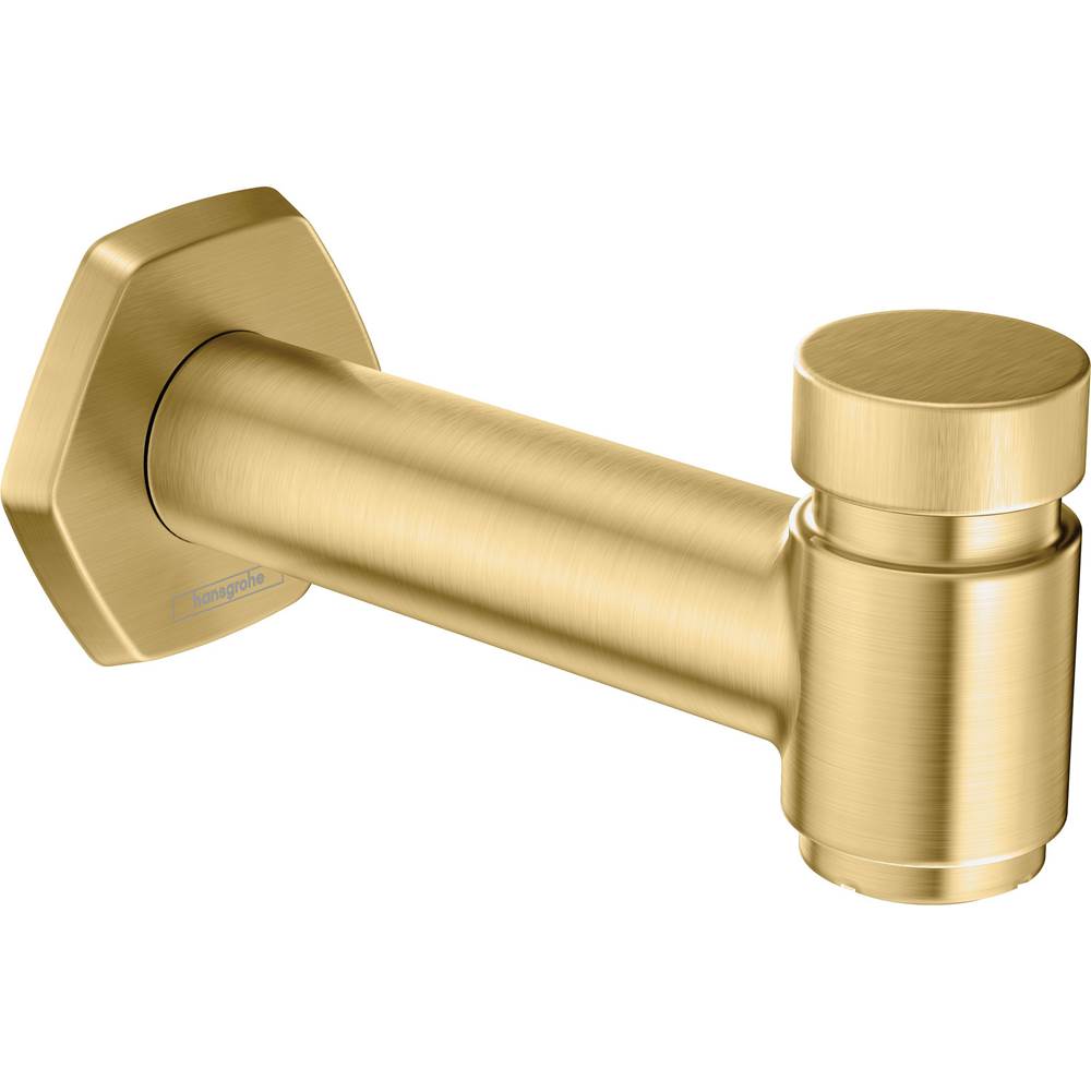 Hansgrohe Locarno Tub Spout with Diverter in Brushed Gold Optic