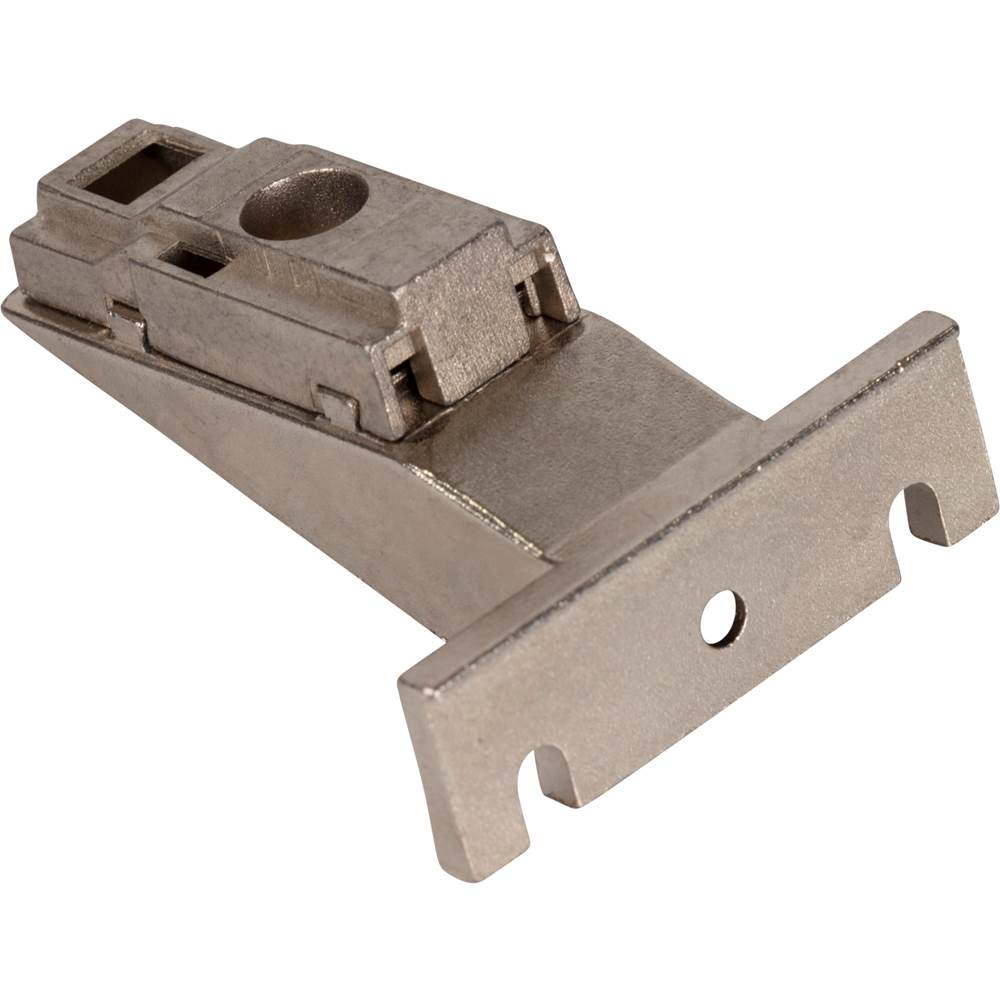 Hardware Resources HD 3 mm Non-Cam Adj Zinc Die Cast Plate No Screws for Cabinet Refacing for 500 Series Euro Hinges