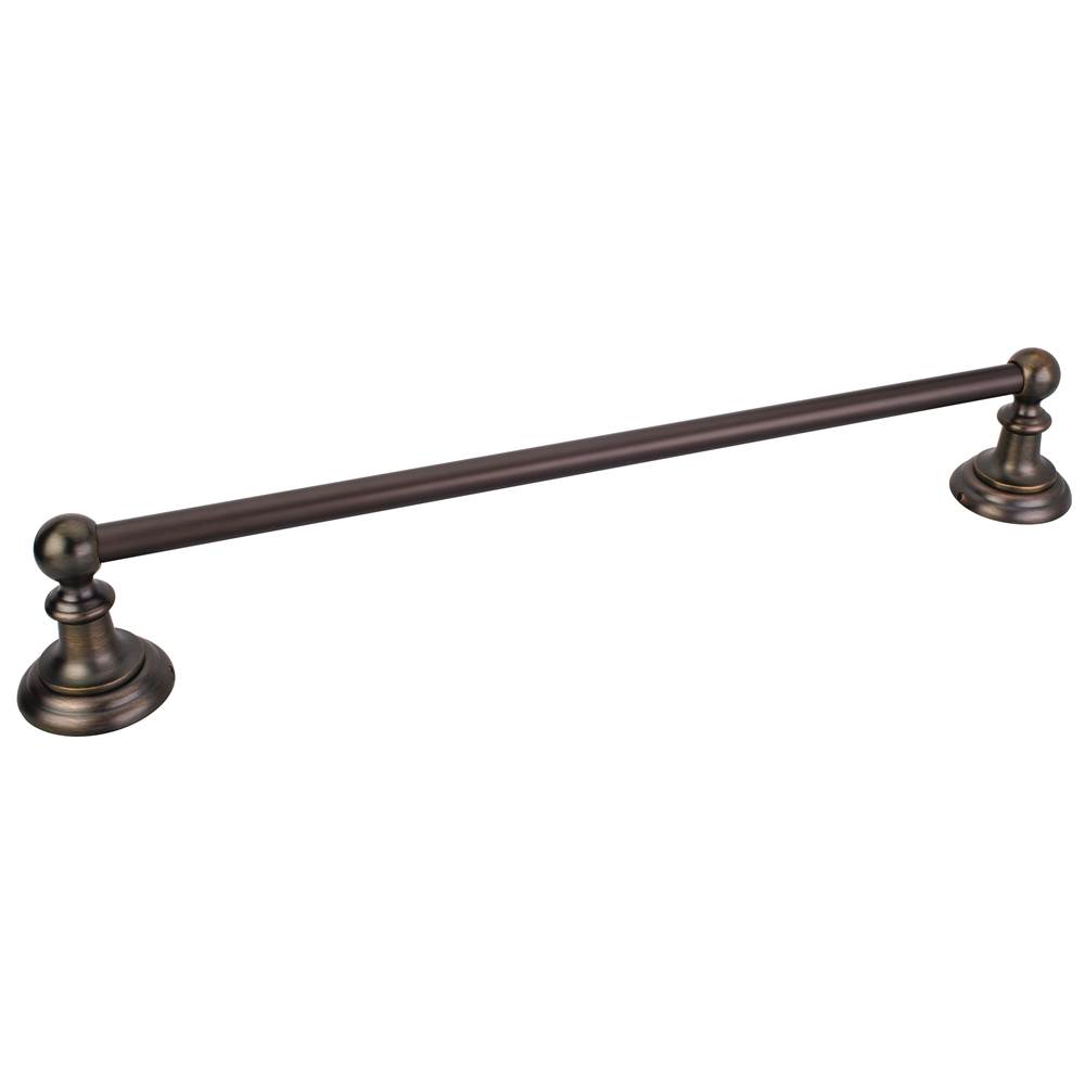 Hardware Resources Fairview Brushed Oil Rubbed Bronze 24'' Single Towel Bar - Contractor Packed
