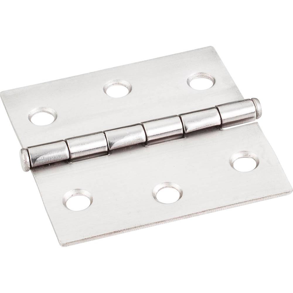 Hardware Resources Stainless Steel 2-1/2'' x 2-1/2''  Swaged Butt Hinge