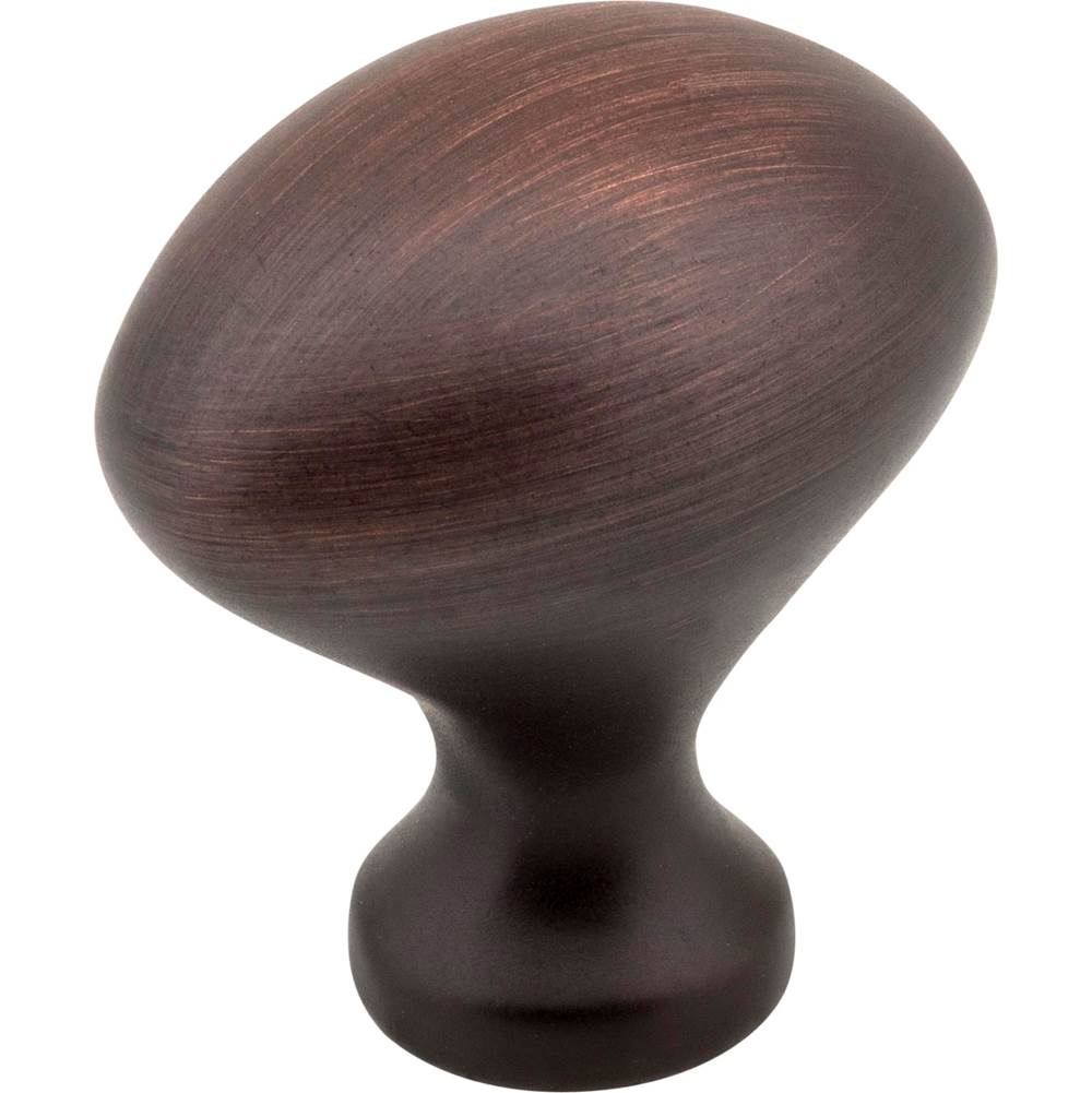 Hardware Resources 1-1/8'' Overall Length Brushed Oil Rubbed Bronze Oval Merryville Cabinet Knob