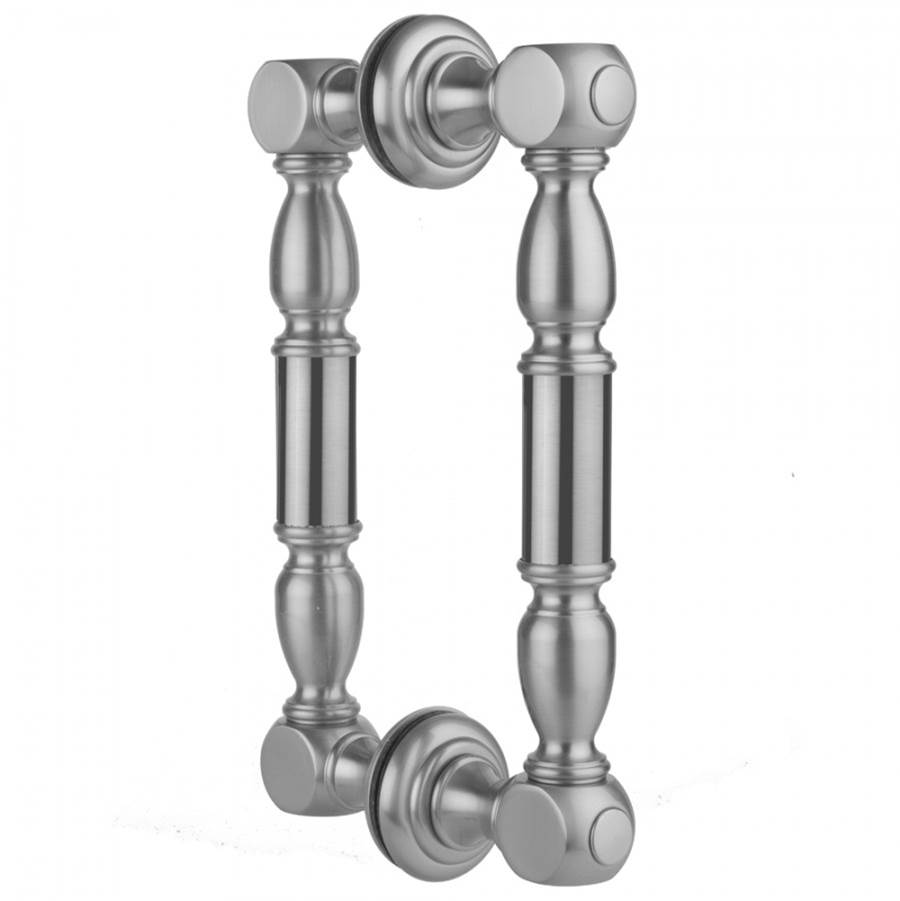 Jaclo 12'' H20 Back to Back Shower Door Pull with Finials