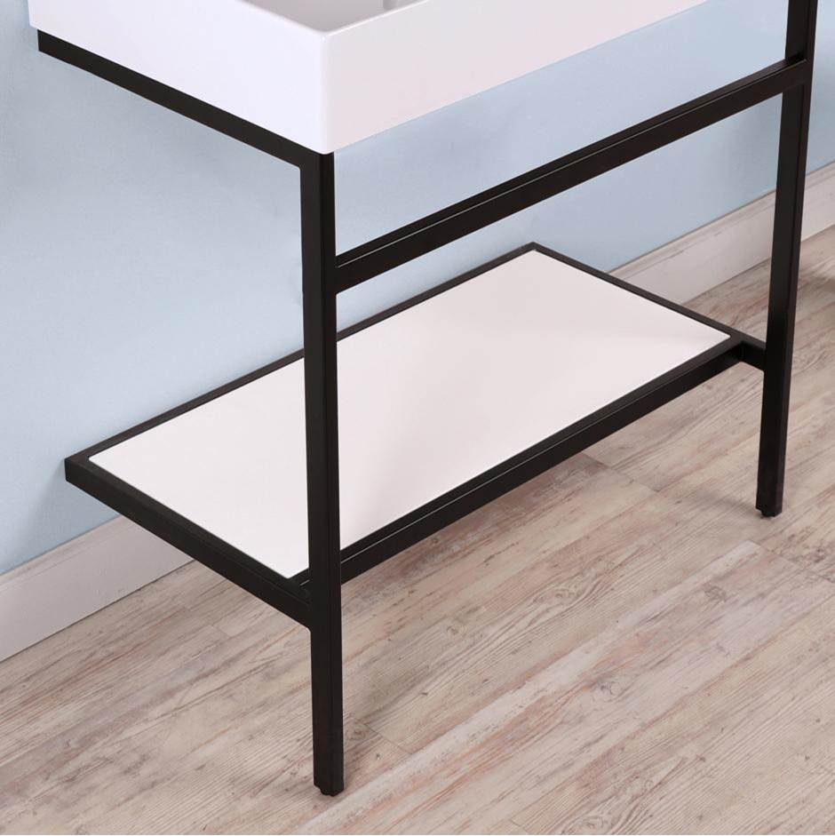 Lacava Optional solid surface shelf for metal console stand AQG-FR-17