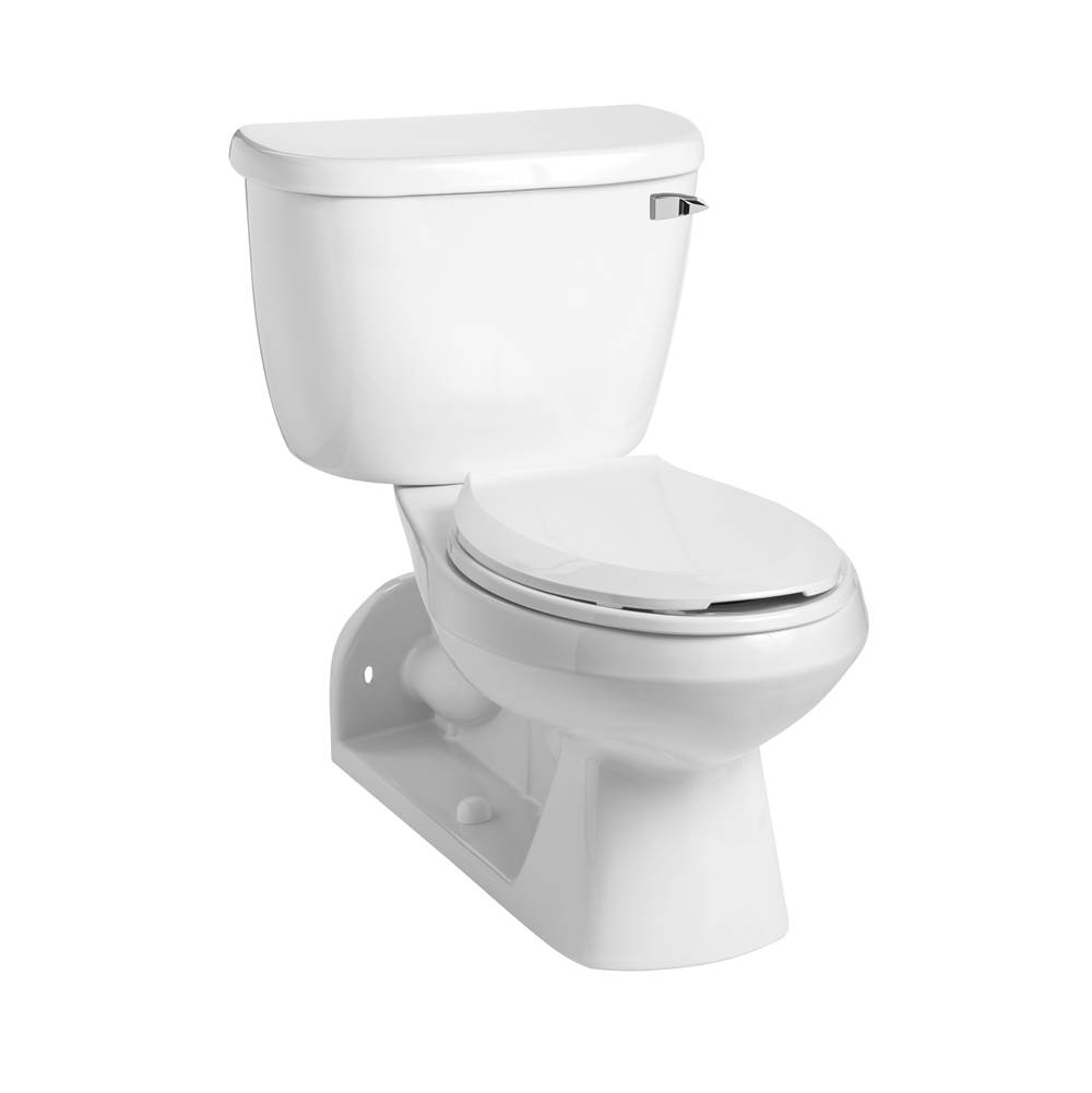 Mansfield Plumbing QuantumOne 1.0 Elongated Rear-Outlet Floor-Mount Toilet Combination