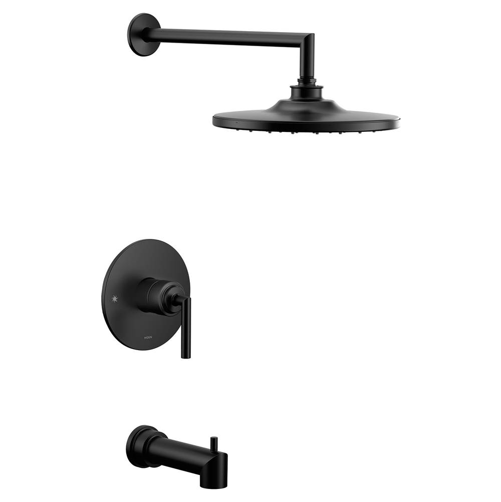 Moen Arris M-CORE 3-Series 1-Handle Eco-Performance Tub and Shower Trim Kit in Matte Black (Valve Sold Separately)