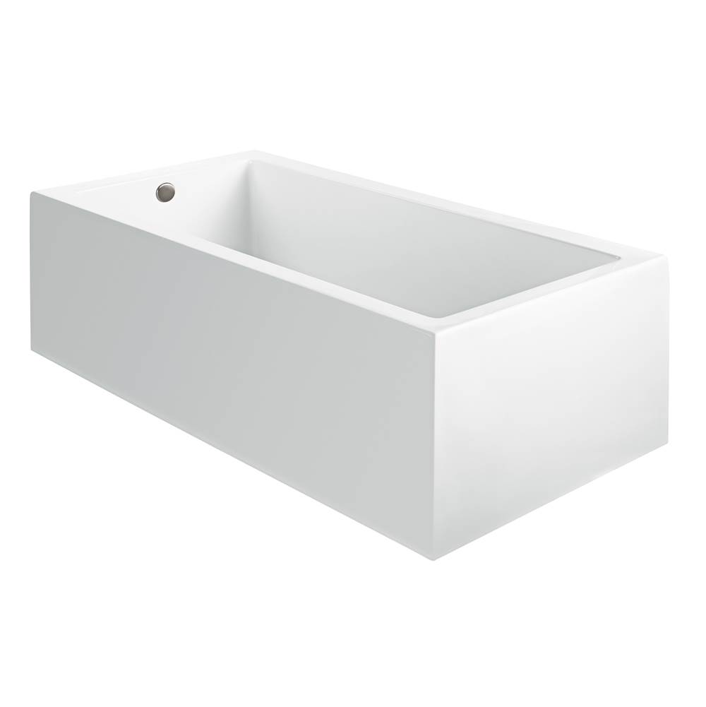 MTI Baths Andrea 11A Acrylic Cxl Sculpted 2 Side Air Bath Elite - White (60X36)