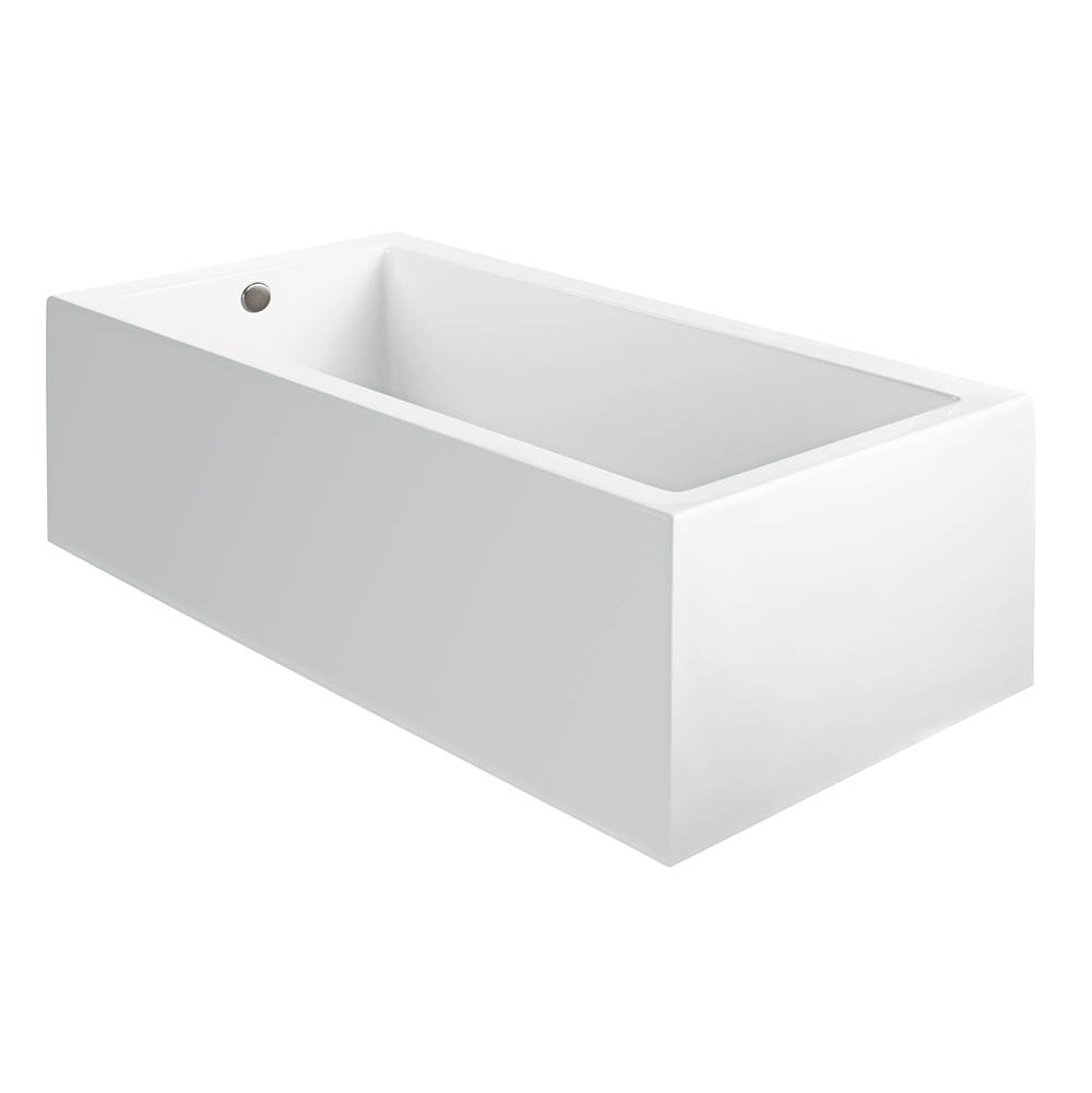 MTI Baths Andrea 23A Acrylic Cxl Sculpted 3 Side Air Bath Elite - White (65.75X36)