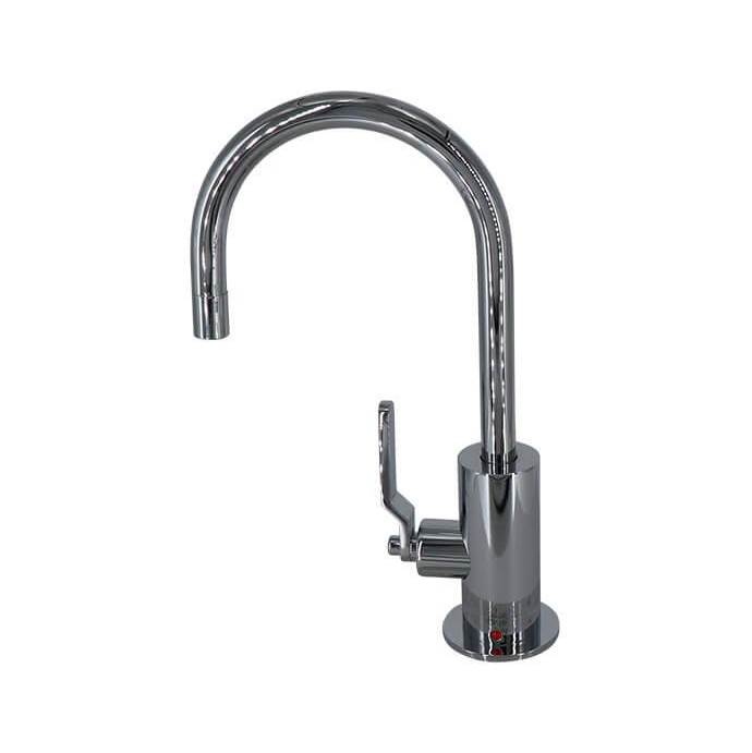 Mountain Plumbing Hot Water Faucet with Contemporary Round Body & Industrial Lever Handle