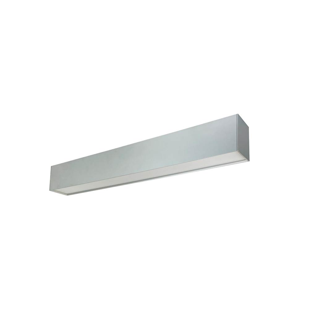 Nora Lighting 4'' L-Line LED Indirect/Direct Linear, Selectable CCT, 6152lm, Aluminum finish