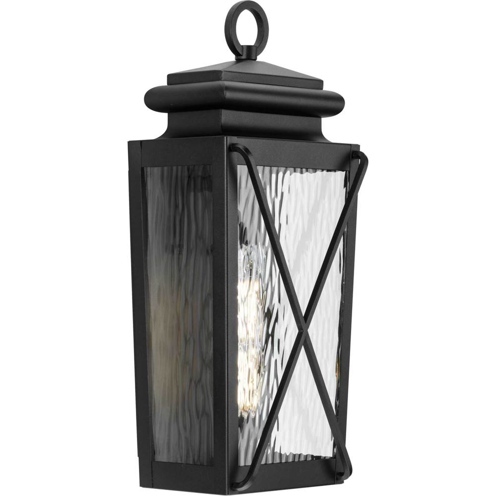 Progress Lighting Wakeford One-Light Textured Black Transitional Outdoor Small Wall Lantern