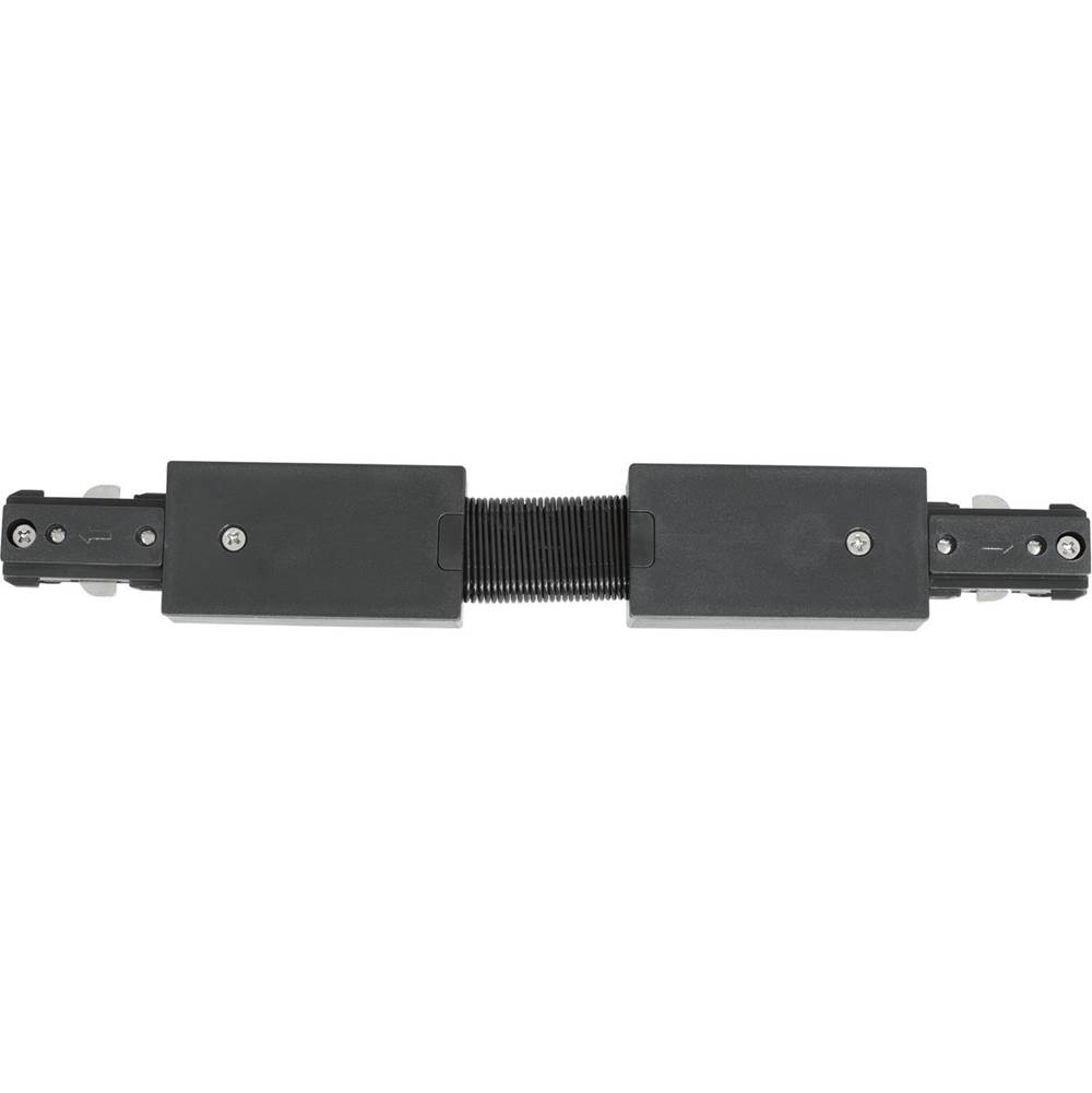 Progress Lighting LED Track Collection Flexible Track Connector, Black Finish