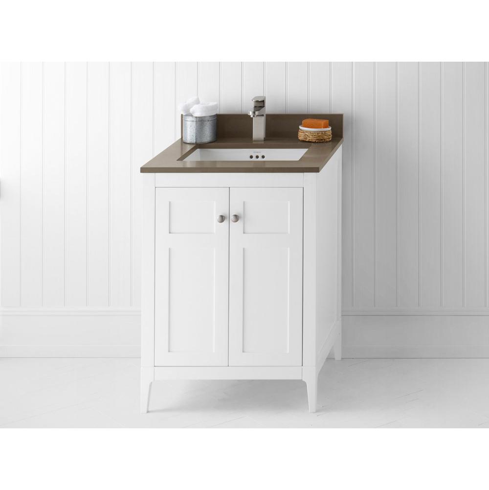 Ronbow 24'' Briella  Bathroom Vanity Cabinet Base with Tapered Leg in White