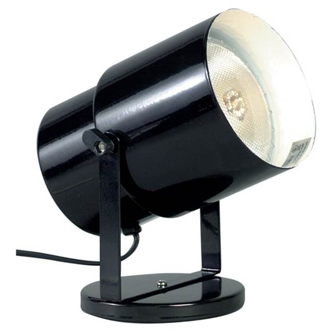 Satco Black Plant Or Pin Up Lamp