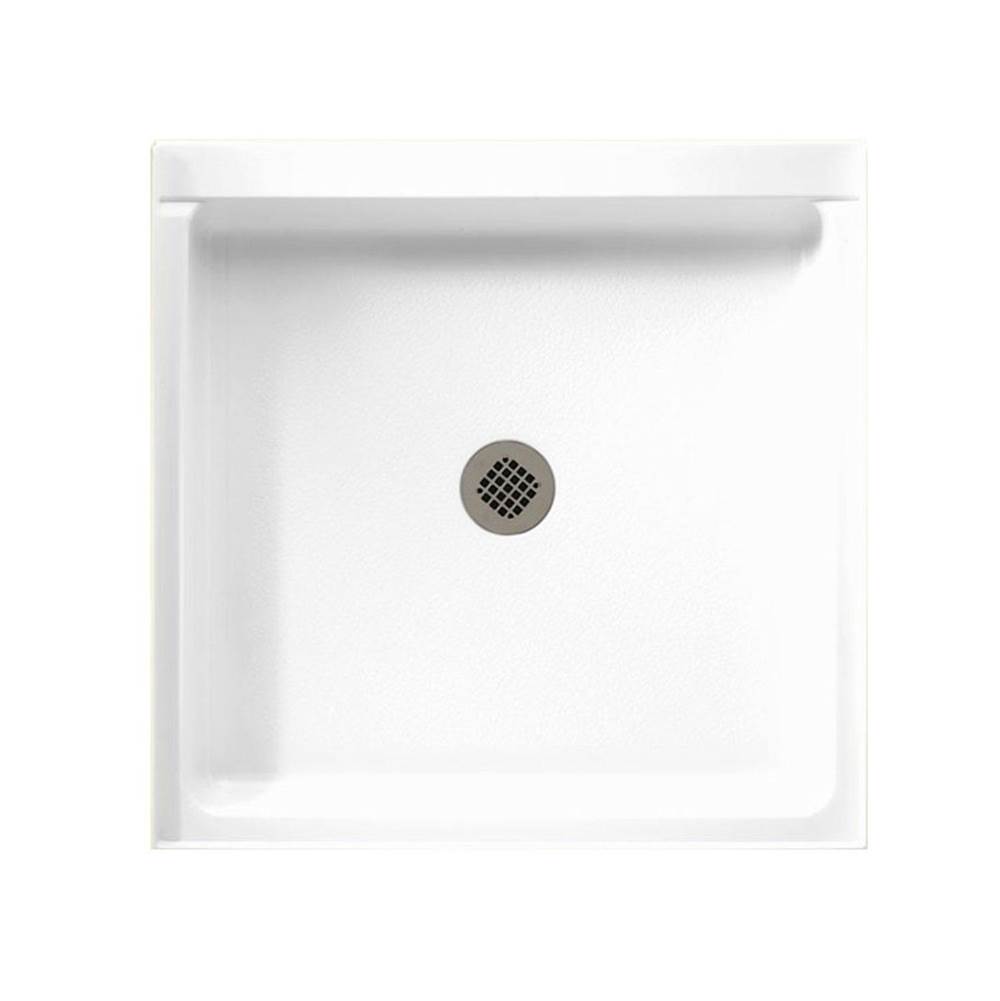 Swan SS-3636 36 x 36 Swanstone Alcove Shower Pan with Center Drain Sandstone