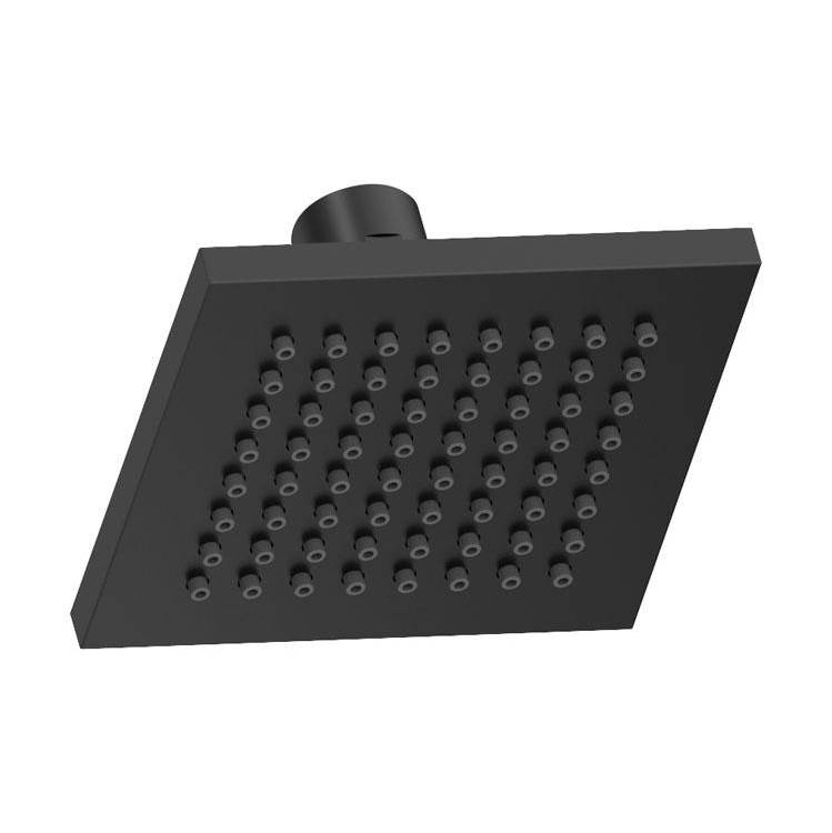 Symmons Duro 1-Spray 4 in. Fixed Showerhead in Matte Black (2.5 GPM)