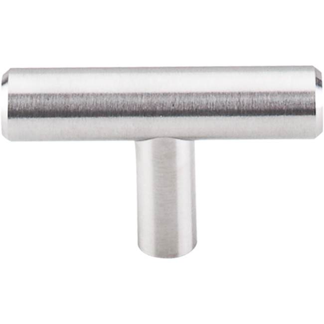 Top Knobs Solid T-Handle 2 Inch Brushed Stainless Steel