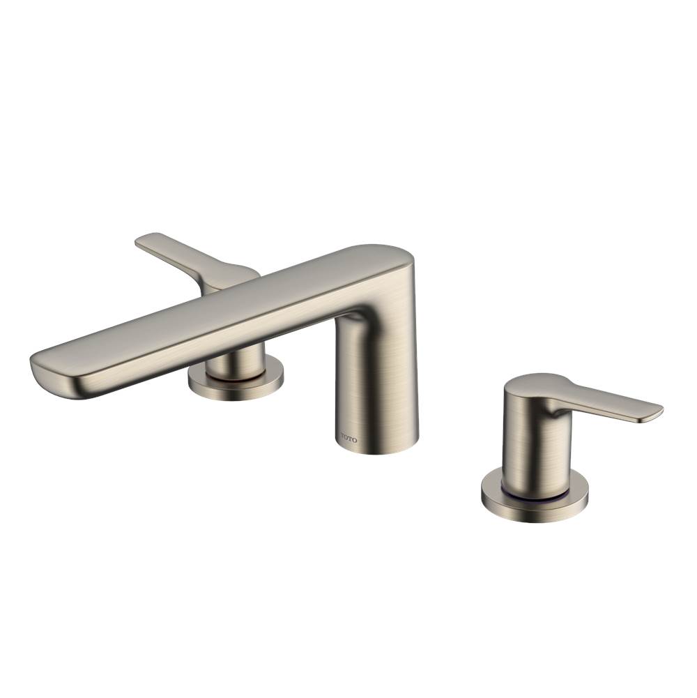 TOTO Toto® Gs Two-Handle Deck-Mount Roman Tub Filler Trim, Brushed Nickel