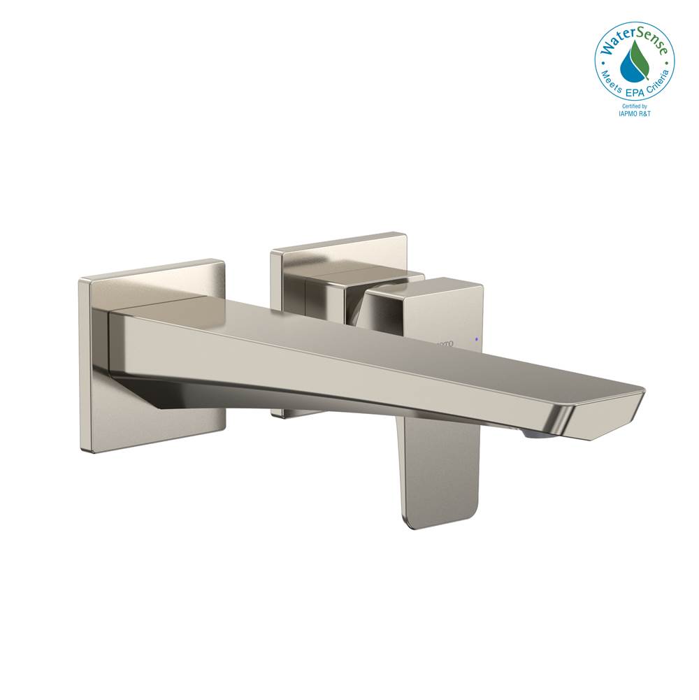 TOTO Toto® Ge 1.2 Gpm Wall-Mount Single-Handle Long Bathroom Faucet With Comfort Glide Technology, Polished Nickel